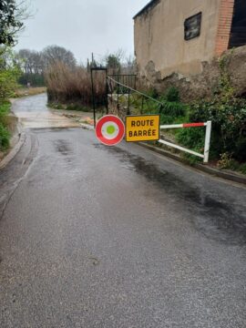 Intempéries / Fermeture passages à gué