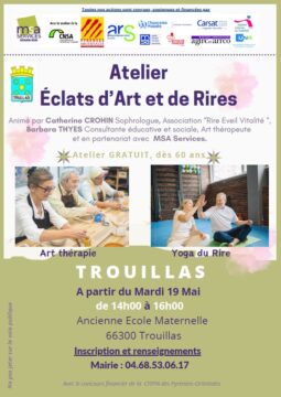 Atelier éclats d’art et de rires 😂