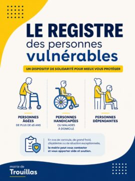 Registre des personnes vulnérables