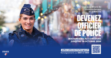 La police nationale recrute de futurs officiers de police