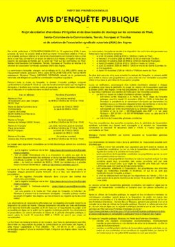 Enquête Publique du lundi 12 octobre 2026 au mardi 10 novembre 2026