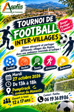 ⚽ Tournoi de football inter-villages des Aspres