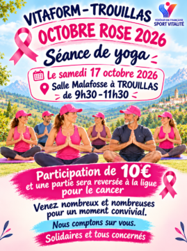 Octobre Rose : une séance de yoga solidaire